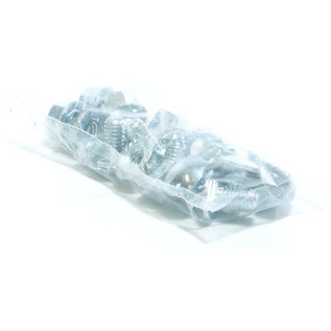 Flachrundschraube M6 × 12 mm mit Flanschmutter, verzinkt  Neu OVP